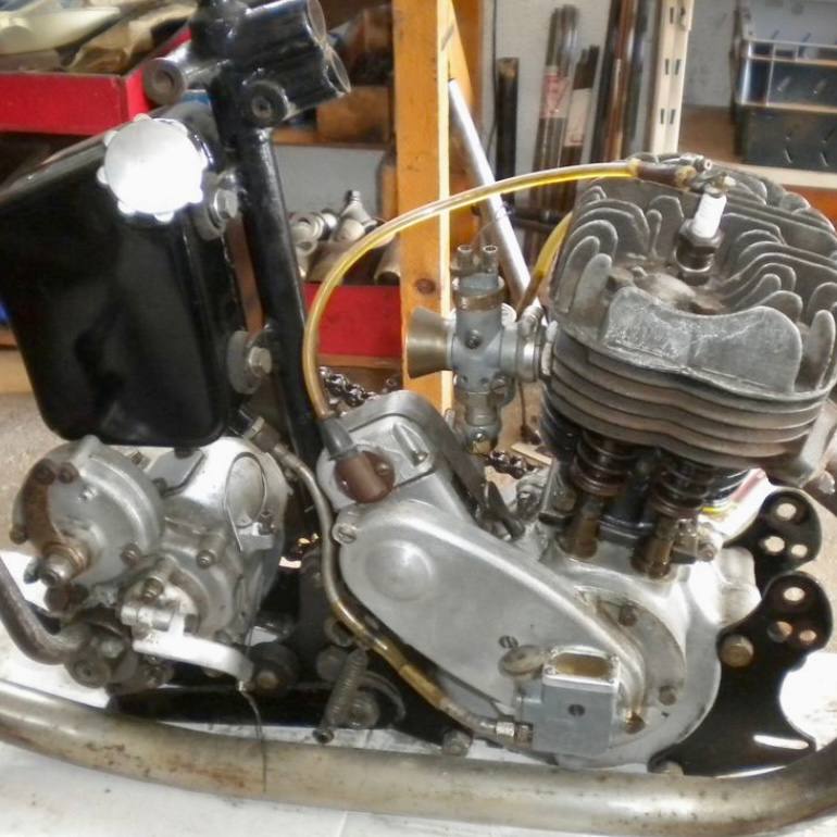 Ensemble moteur + boîte de vitesses – Moto ancienne